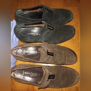 8 1/2 Women's Aquatalia Brown & Black Slip On
